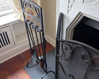 $130. Fireplace tools 