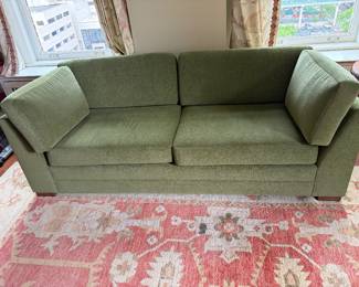 $800. Two cushion sofa.  Like new condition.  84" x 34" x 31"h.