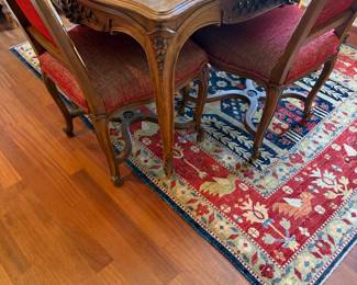 $260 Antique versatile table. Table has one drawer so it could be a desk or an entry table. As found. 50 1/2 inches wide 30 1/2 inches deep by 28 1/2 inches high.