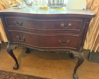 Two Drawer side table