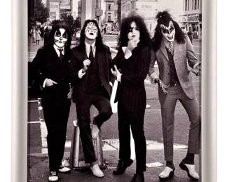 Framed KISS Album Cover Photograph