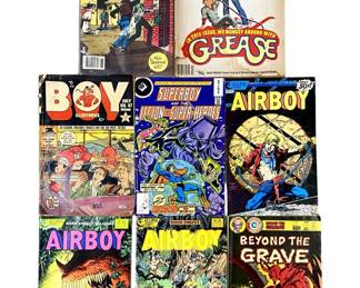 8pc Vintage Comic Book Set