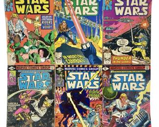 6pc Vintage Star Wars Comics