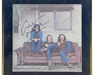 Autographed Crosby, Stills & Nash Debut Vinyl