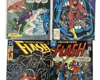 4pc Vintage DC Flash Comics