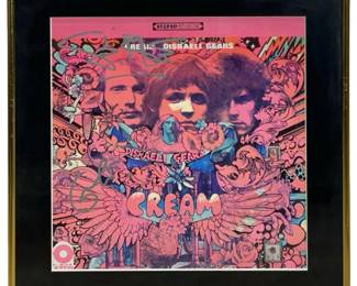 Autographed "Disraeli Gears" Cream Vinyl Record