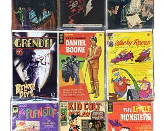 9pc Vintage Comic Book Collection