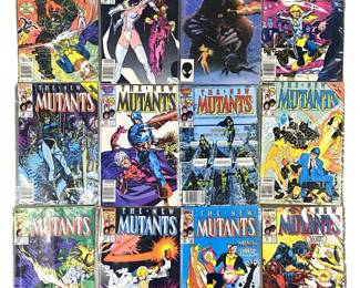 12pc Vintage The New Mutants Comics