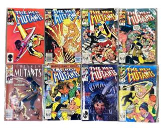 8pc 1980’s “The New Mutants" Comic Book Set