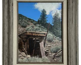 Signed Helen Sherman Acrylic on Panel