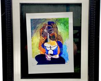 Limited Picasso Giclee “Turkish Shawl"