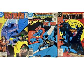 3pc Vintage DC Batman Comic Collection