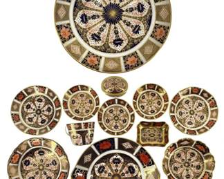 12pc Porcelain Derby Bone China Set