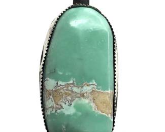 Native American Sterling Silver Variscite Gemstone