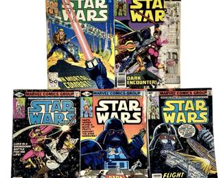 5pc Vintage Star Wars Comics