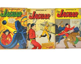 3pc 1960’s The Jaguar Comic Books