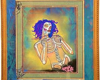 Rotten Russ Original “Siderwebs" Mixed Media