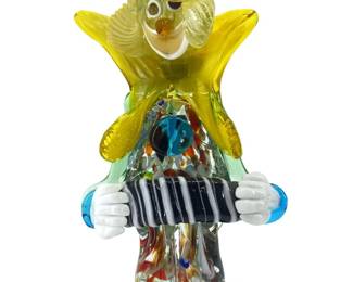 Murano Art Glass Clown Sculpture