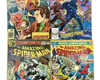 4pc Vintage Spider-Man Comic Books