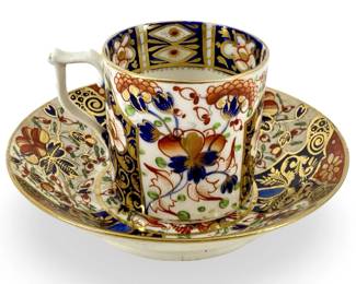 Royal Crown Derby Porcelain Teacup and Dish