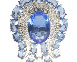 Lavish Sterling Silver Tanzanite Gemstone Ring