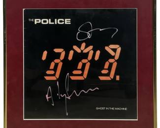 Autographed The Police-Ghost in the Machine Vinyl