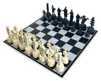 Vintage Resin Collector’s Series Chess Set