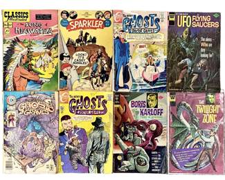 8pc Vintage Supernatural Themed Comic Books