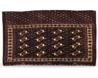 Antique Bukhara Turkmen Wool Saddle Bag