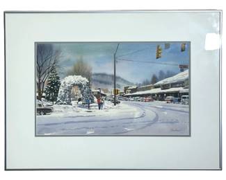 Signed Arthur Renshaw Watercolor Painting