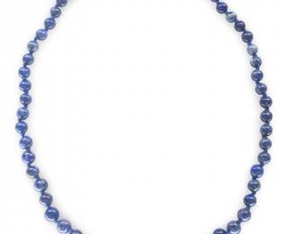 Fabulous 750 Lapis Lazuli Bead Necklace