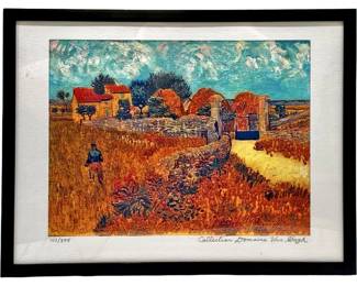 Limited Van Gogh “Farmhouse in Provence" Giclee