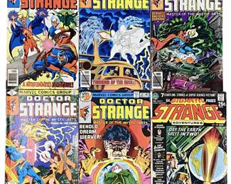 6pc Vintage Doctor Strange Comic Books