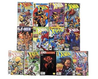 13pc Vintage X-Men Comic Collection