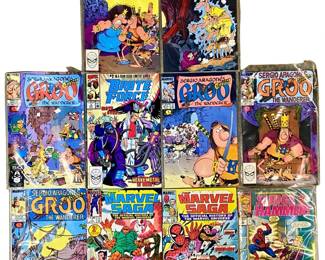 10pc. Groo + Marvel Saga Comic Collection
