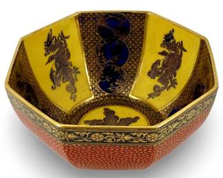 Chinese Mason’s Ironstone Painted Porcelain Bowl