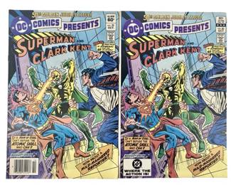 2pc Superman and Clark Kent DC Comics