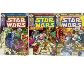 3pc Vintage 1970’s Star Wars Comic Books