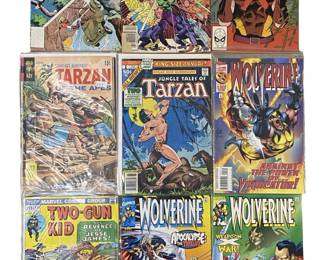 9pc Vintage Marvel Comic Collection