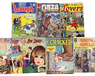 7pc Vintage Comic Book Collection