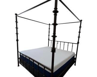 King Size Steel Canopy Bed