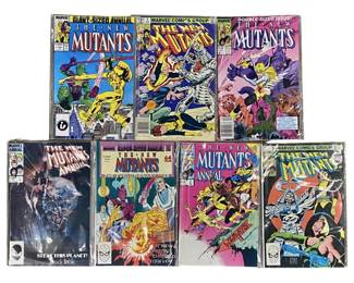 7pc Vintage The New Mutants Comic Set