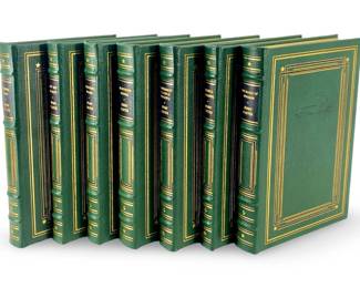7pc Easton Press Leather Bound Jimmy Carter Books