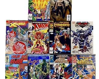 10pc Vintage Marvel Comics Collection