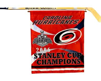 2006 Stanley Cup Carolina Hurricanes Hockey Flag