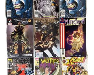 9pc Vintage Marvel Comics Collection