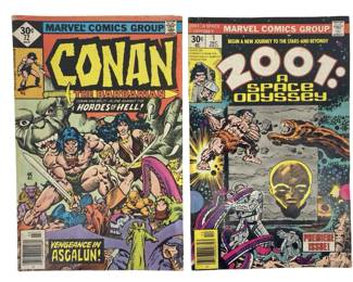 1970’s Conan and 2001: A Space Odysseys Comics