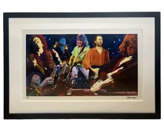 Signed “Guitar Hero" Robert Knight Serigraph
