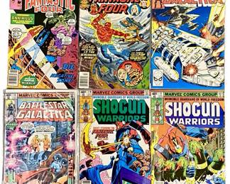 6pc Vintage Action Comic Book Set
