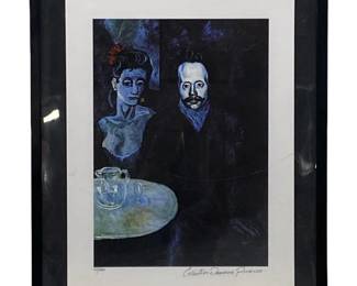 Limited "Couple at Cafe" Picasso Giclee